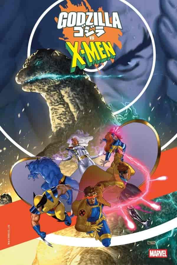 Godzilla vs. X-Men #1 Clarke variant cover