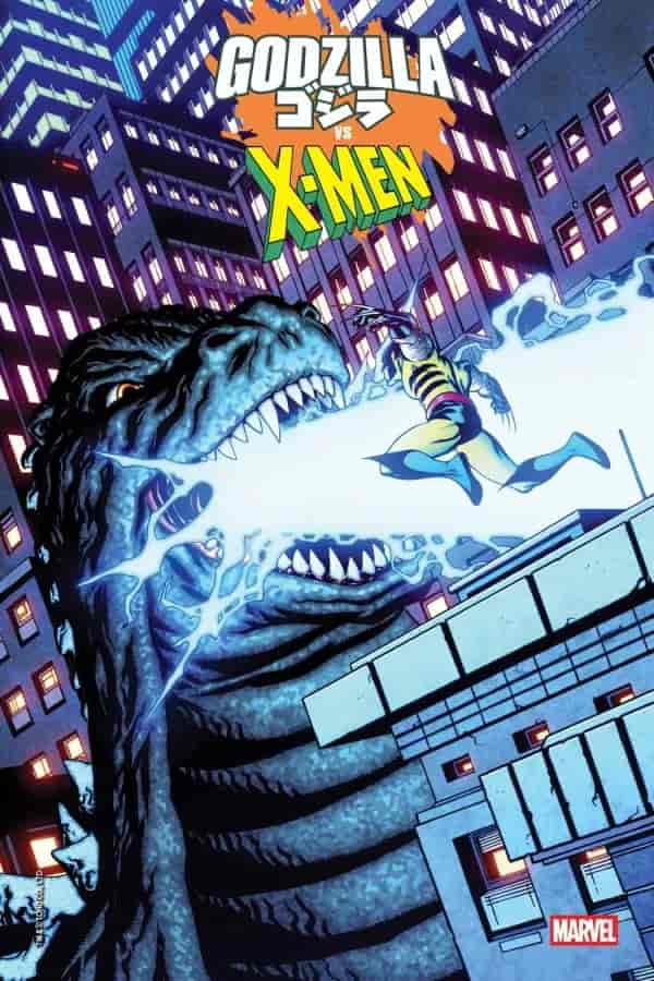 Godzilla vs. X-Men #1 foil variant cover