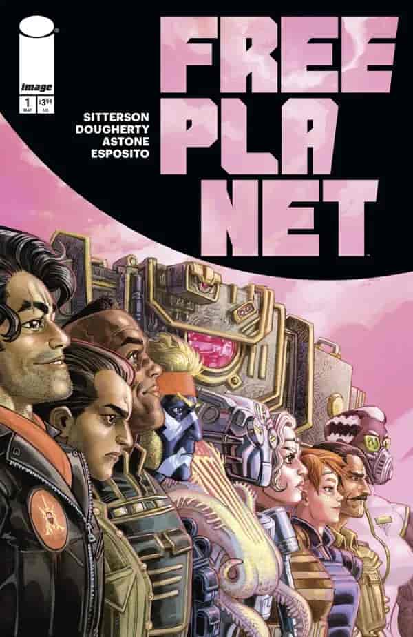 FREE PLANET #1 1:25 JED DOUGHERTY FOIL VAR