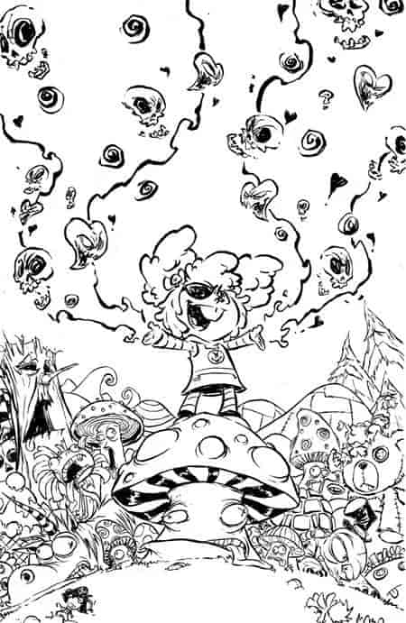 I HATE FAIRYLAND (2022) #19 1:25 SKOTTIE YOUNG B&W VIRGIN VAR