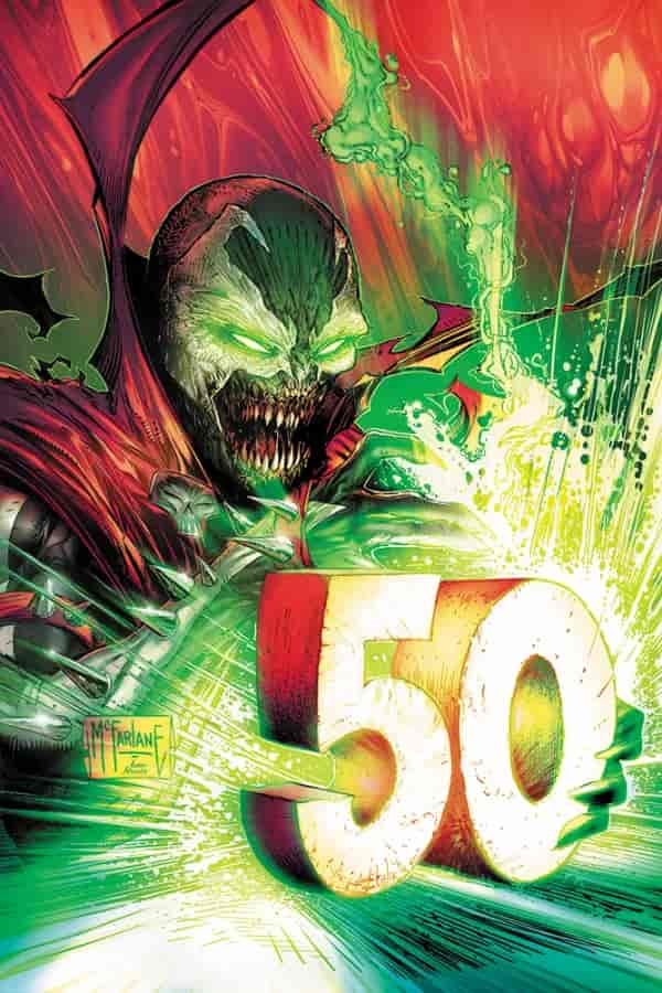 KING SPAWN #50 1:100 TODD MCFARLANE VIRGIN VAR