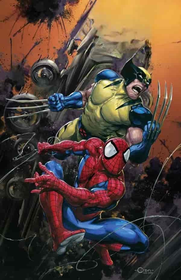 Spider-Man & Wolverine #1 Crain virgin variant cover