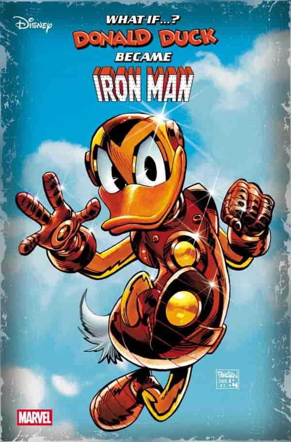 Marvel & Disney: What If...? Donald Duck Became Iron Man #1 Panosian variant cover