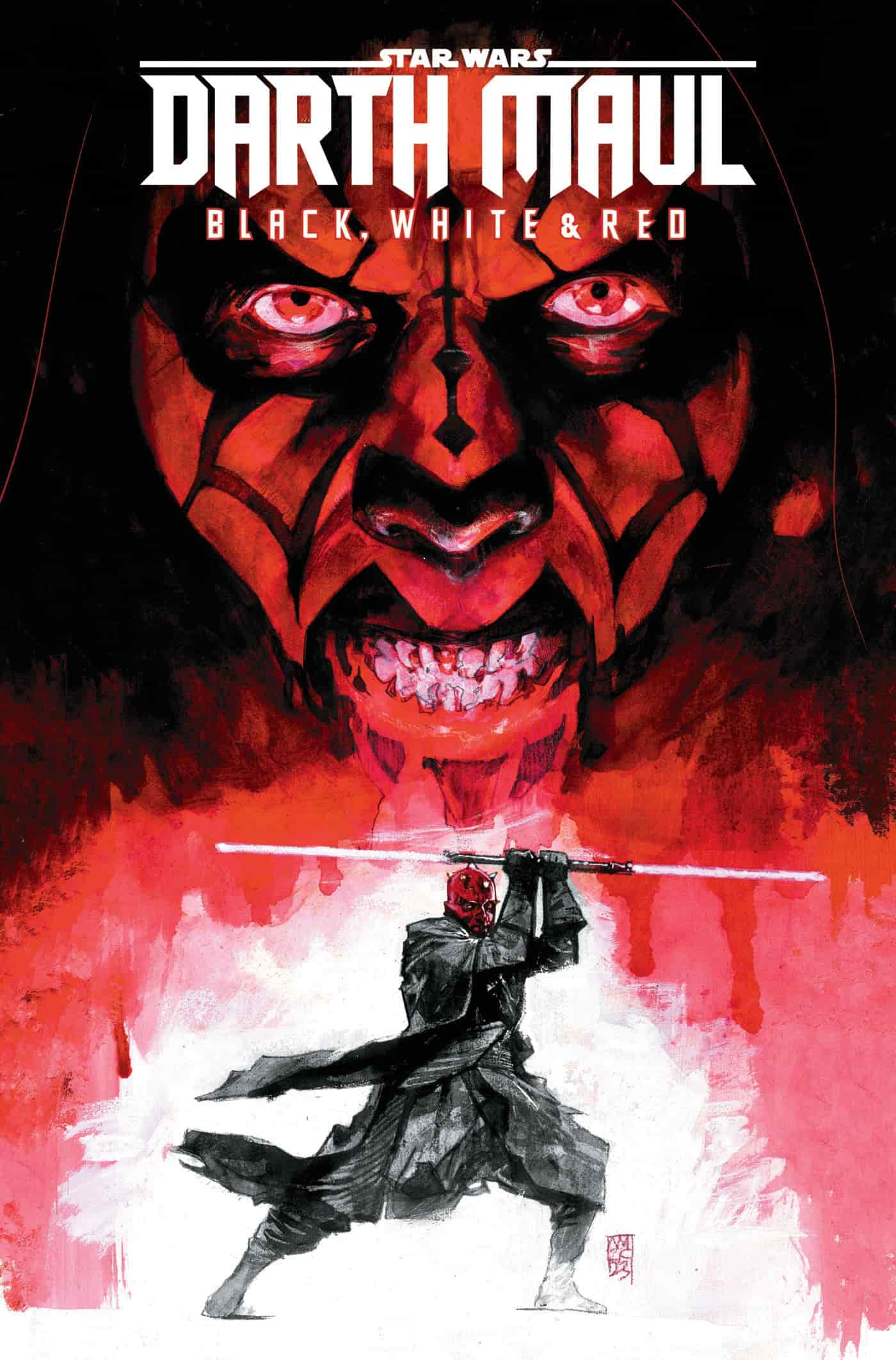 STAR WARS: DARTH MAUL - BLACK, WHITE & RED #1 - 9781302954932