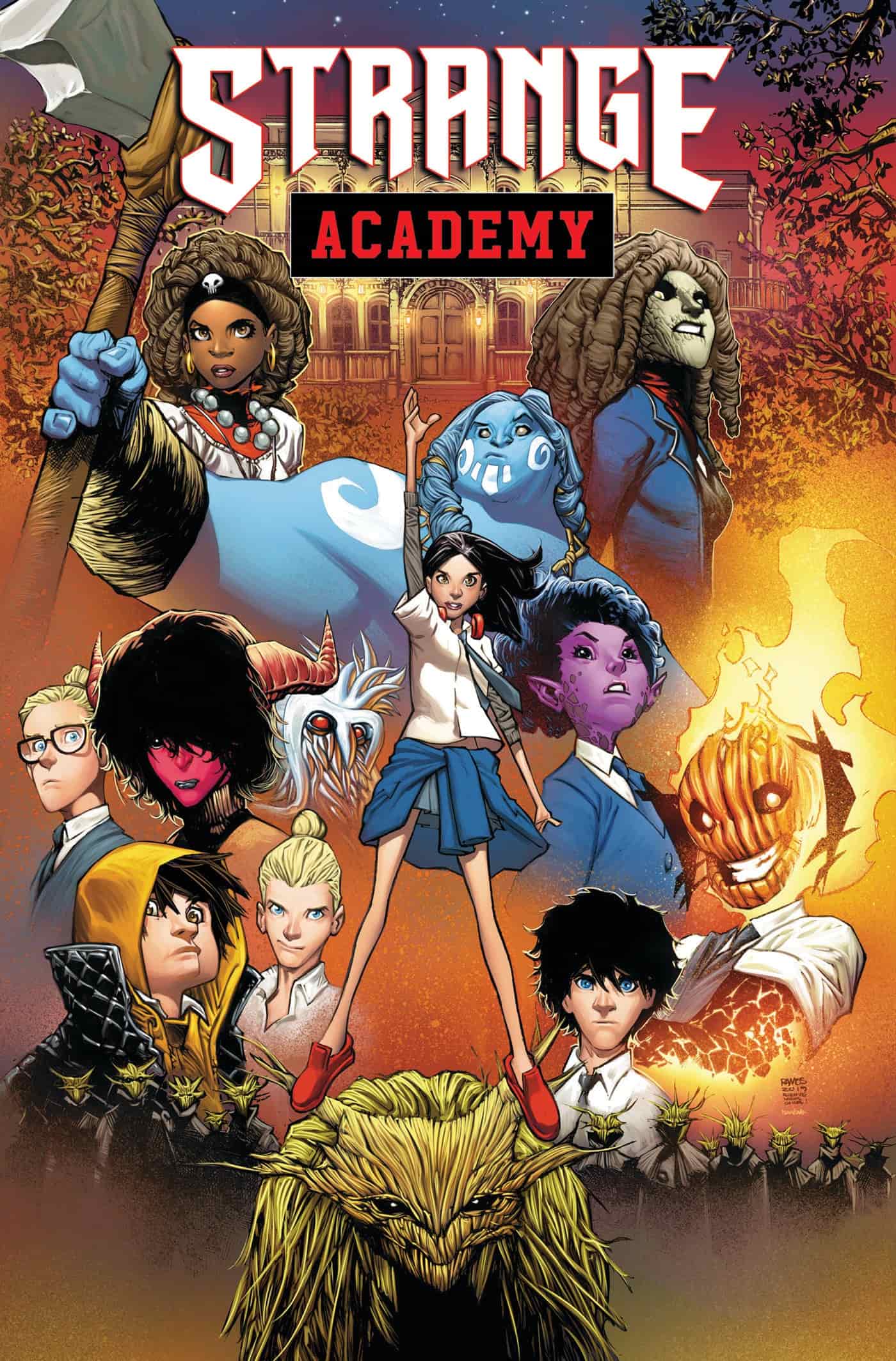 STRANGE ACADEMY OMNIBUS HUMBERTO RAMOS COVER - 9781302961343