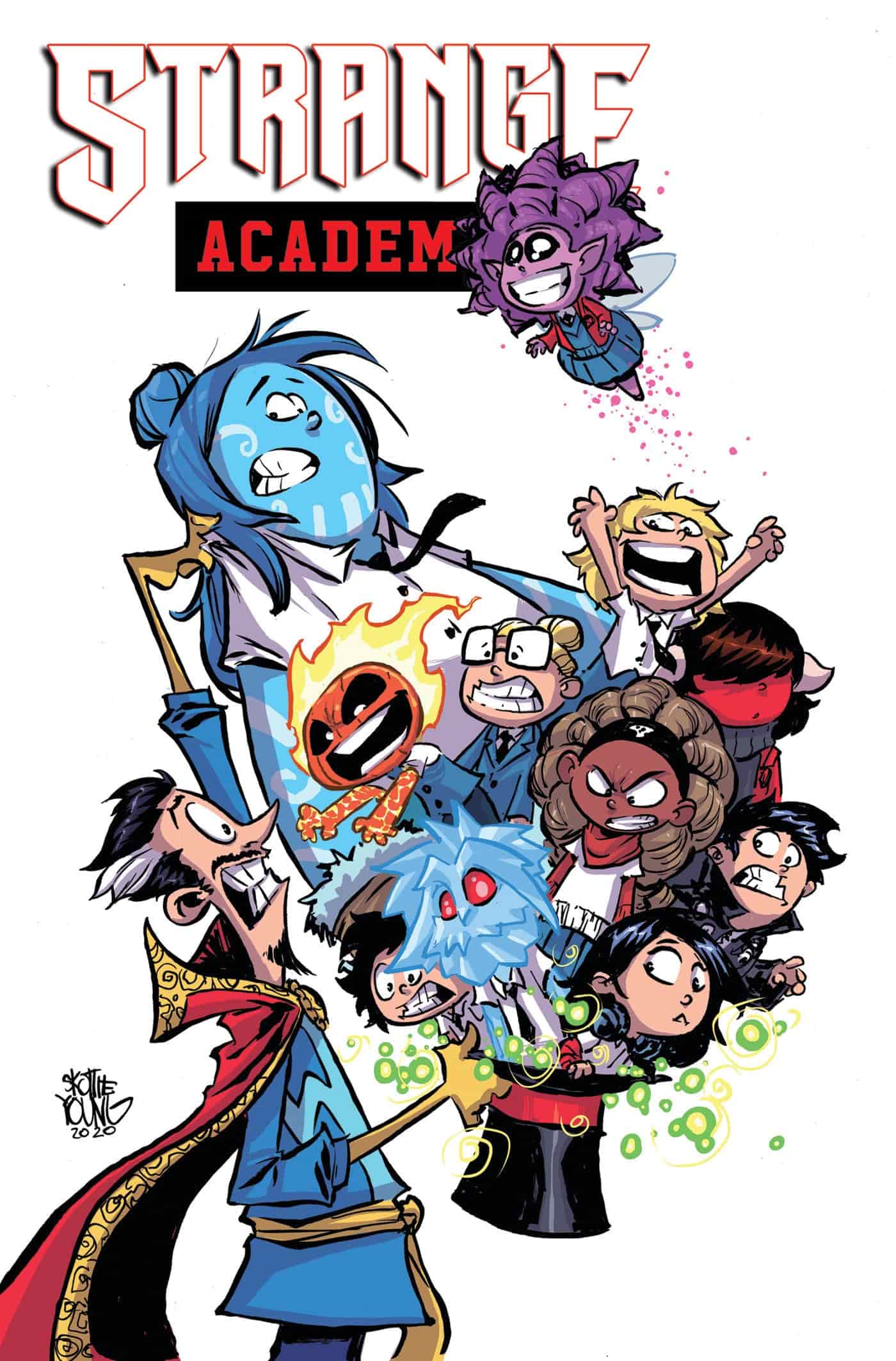 STRANGE ACADEMY OMNIBUS SKOTTIE YOUNG COVER [DM ONLY] - 9781302961350