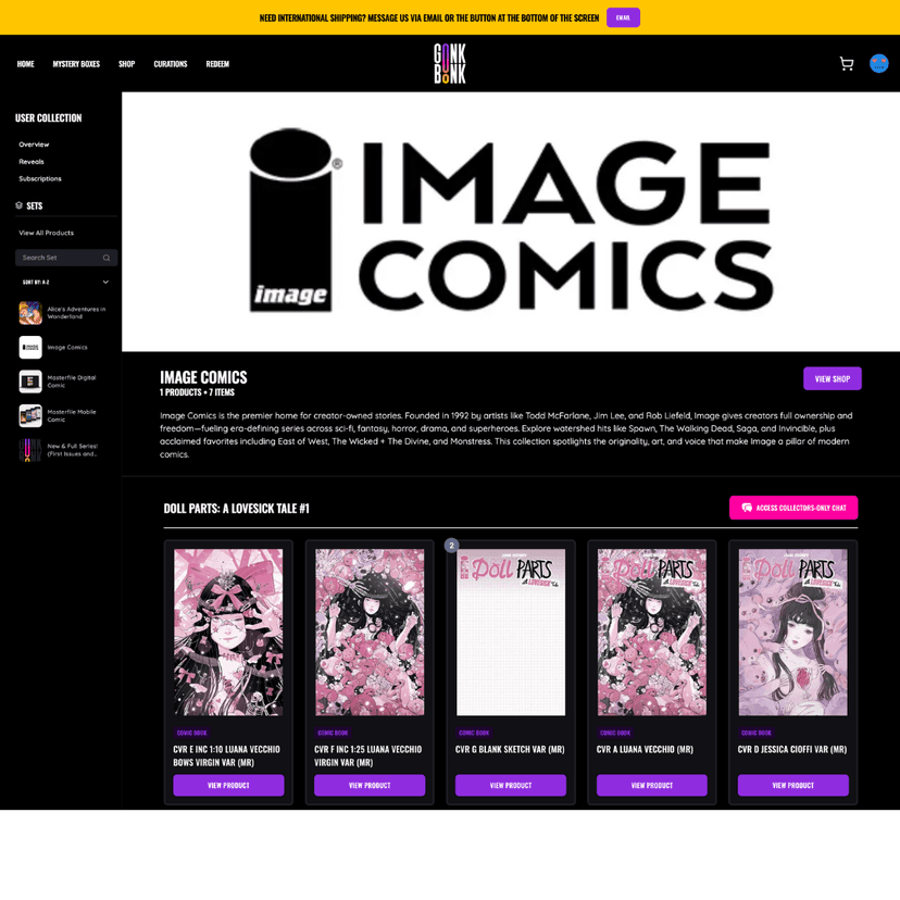 Collector Profiles & Community