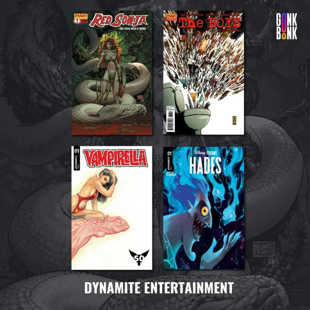 Dynamite Entertainment notable comic titles