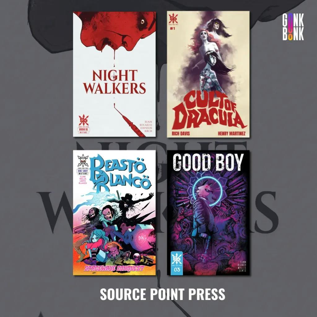 Source Point Press notable comic titles