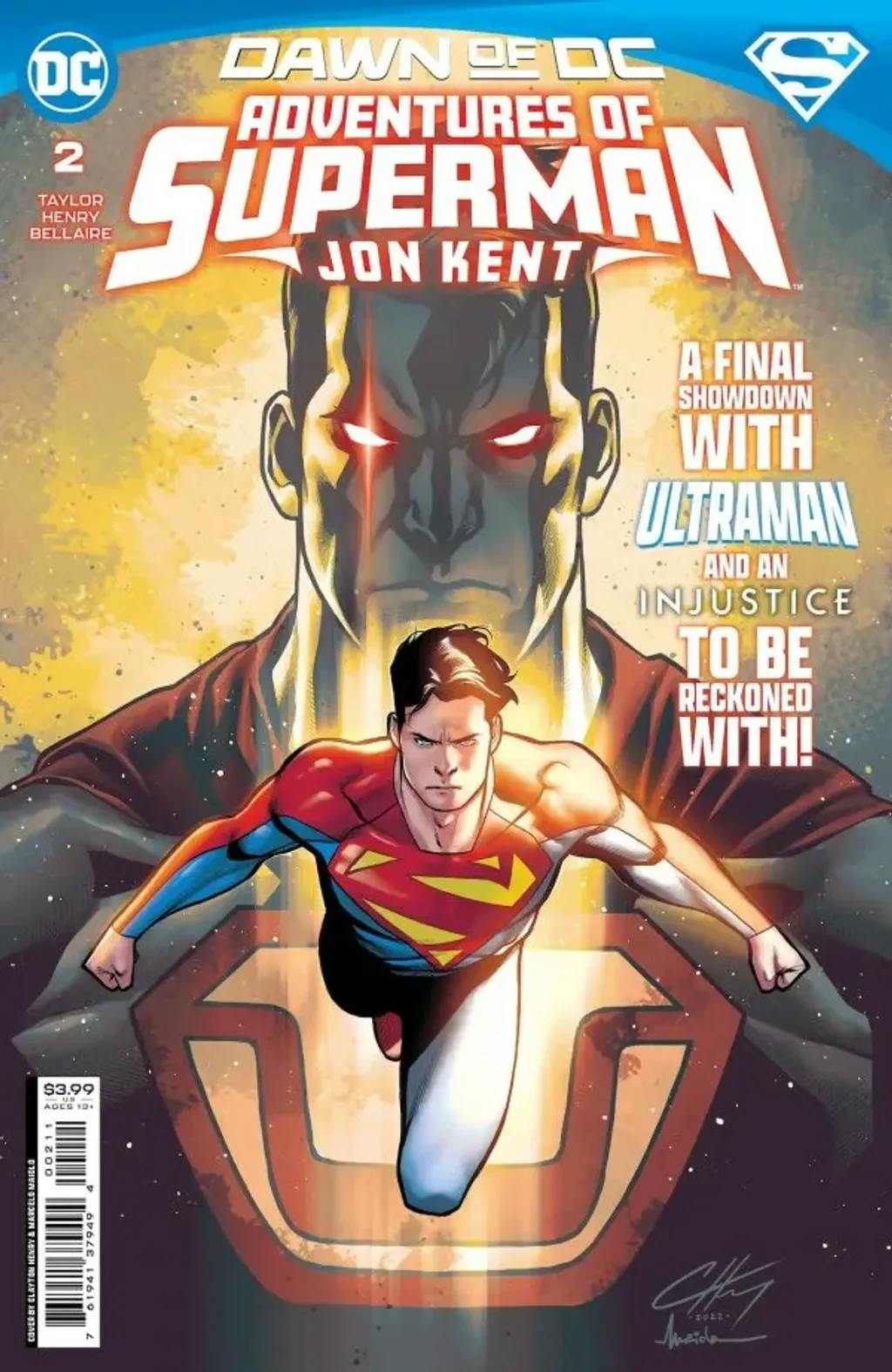 Adventures of Superman: Jon Kent #2 By Tom Taylor, Clayton Henry, and Jordie Bellaire