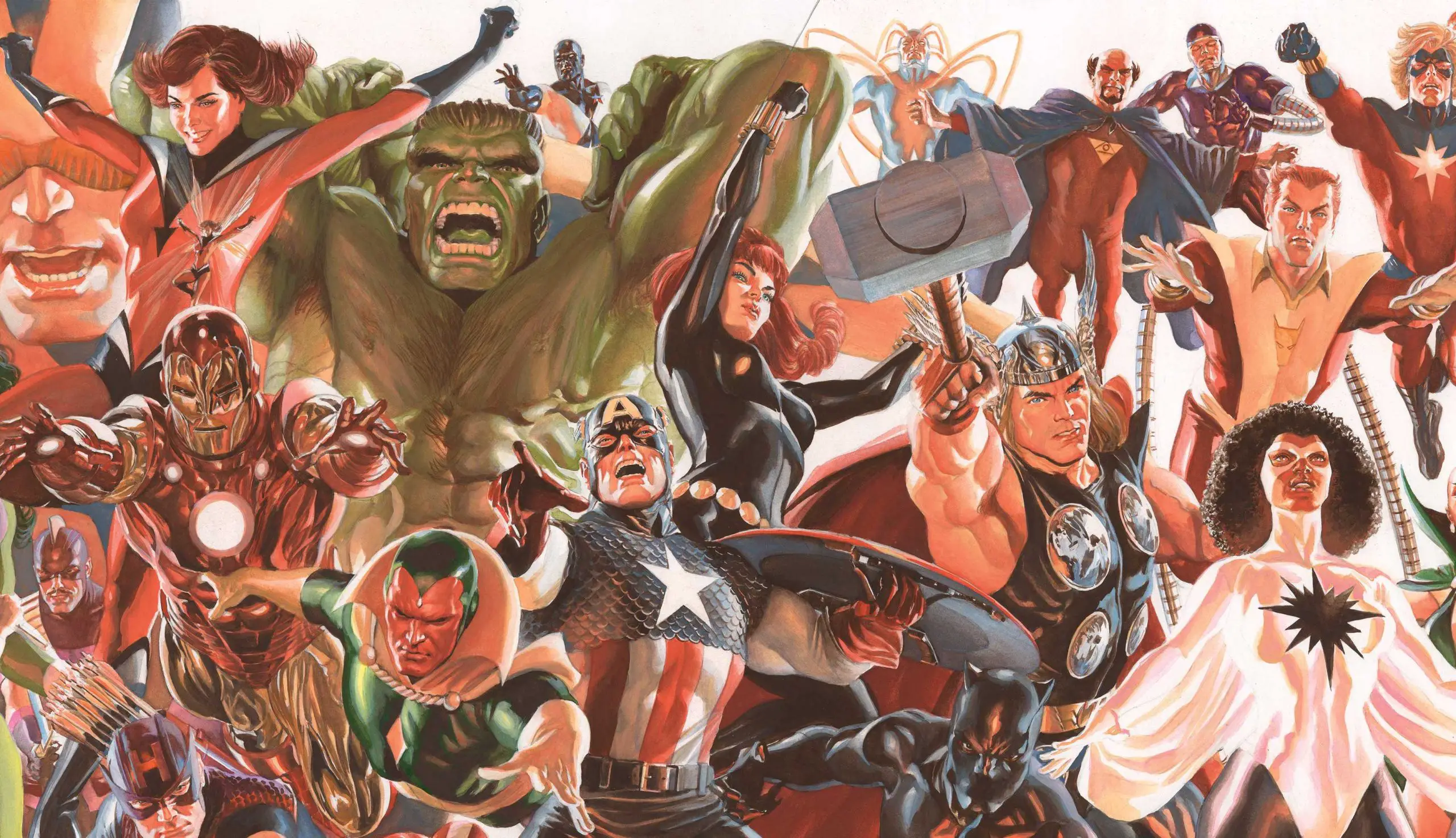 The Avengers and X-Men by Alex Ross