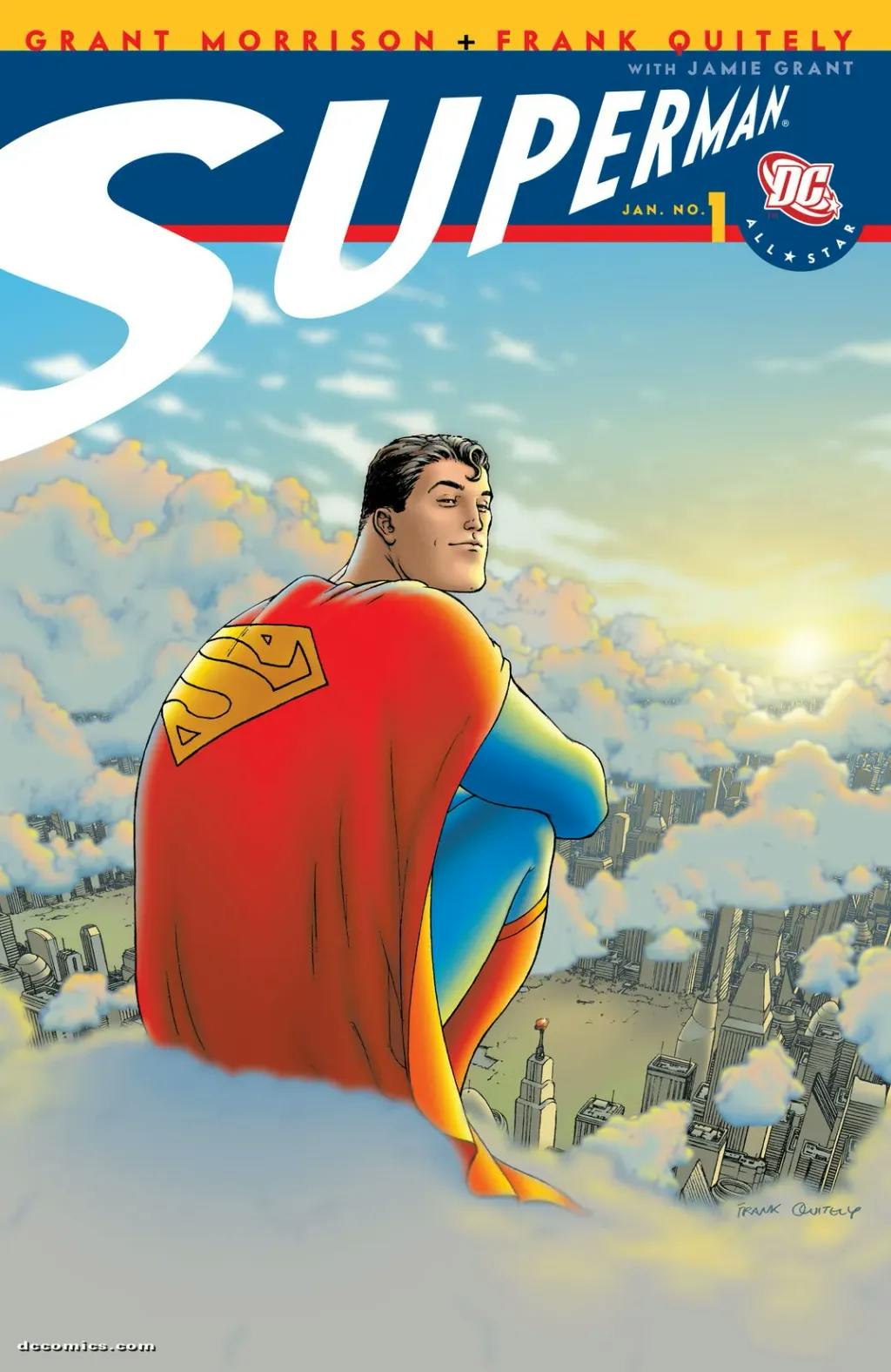 Cover of All-Star Superman #1 by Grant Morrison and Frank Quitely