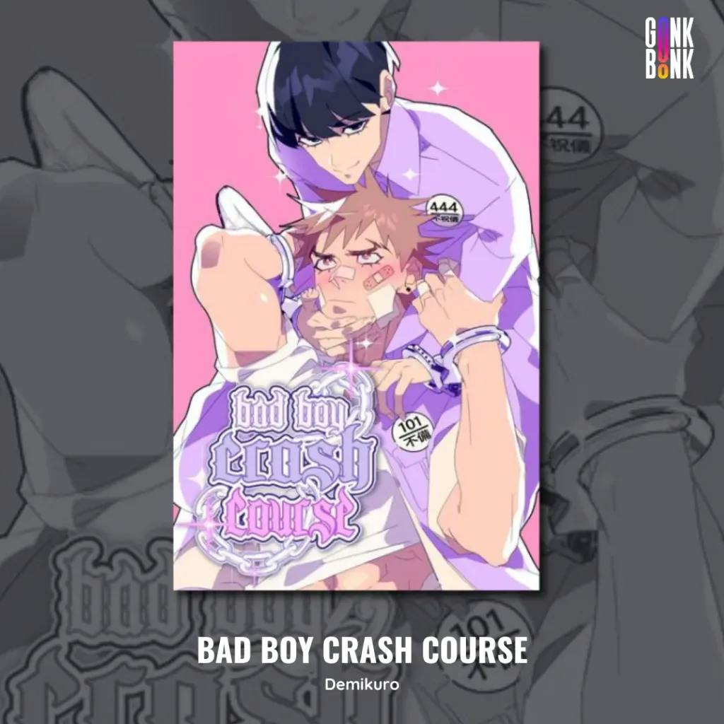 Bad Boy Crash Course webtoon cover