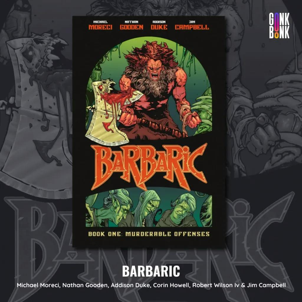 Barbaric comic cover