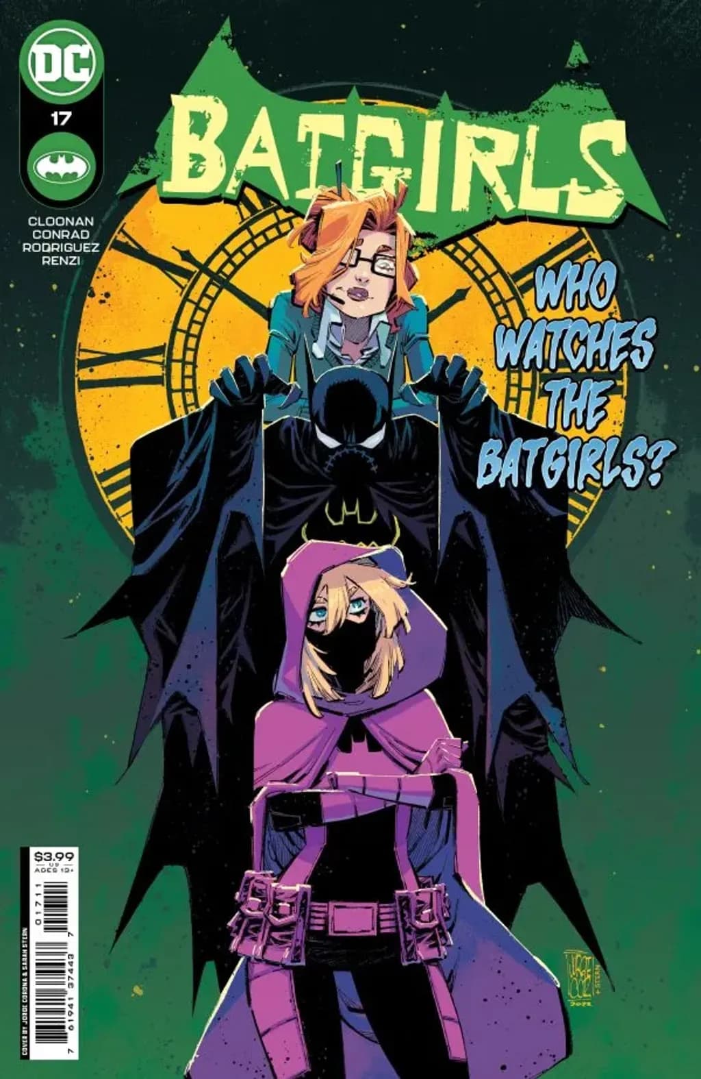 Batgirls #17 By Becky Cloonan, Michael Conrad, Robbi Rodriguez, and Rico Renzi