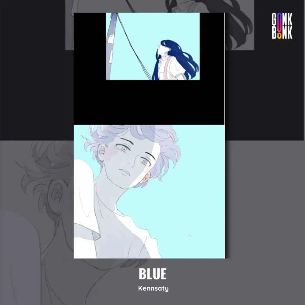 Blue webtoon