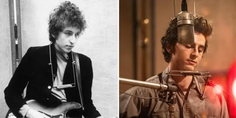  Bob Dylan, Timothée Chalamet