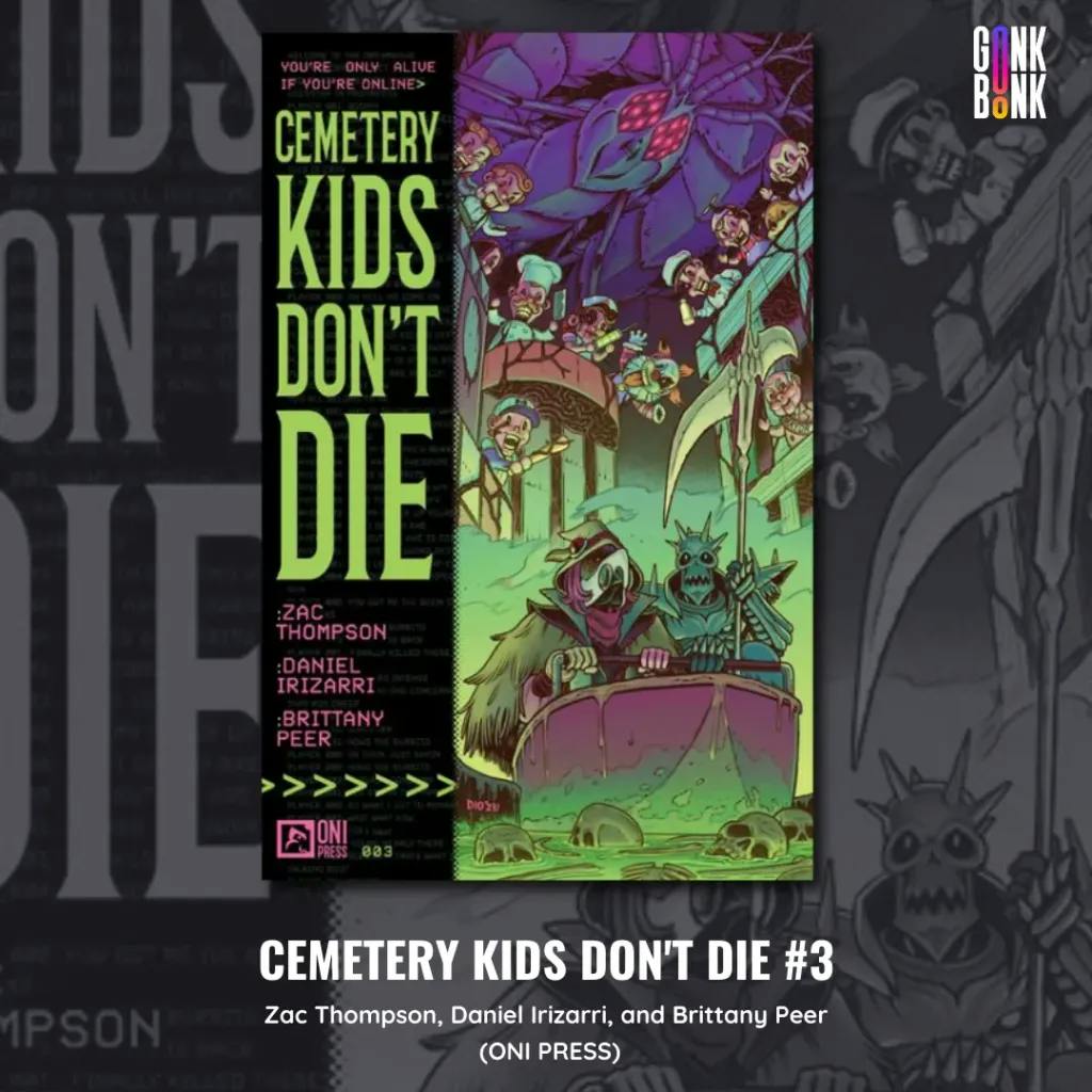 Cemetery Kids Don't Die 3 comic cover
