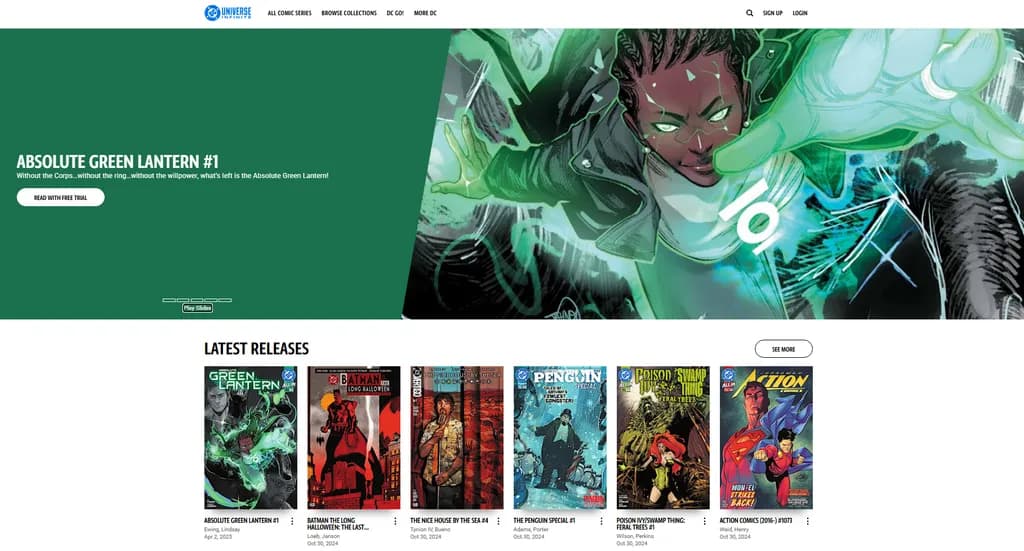 Dc Universe Infinite Homepage