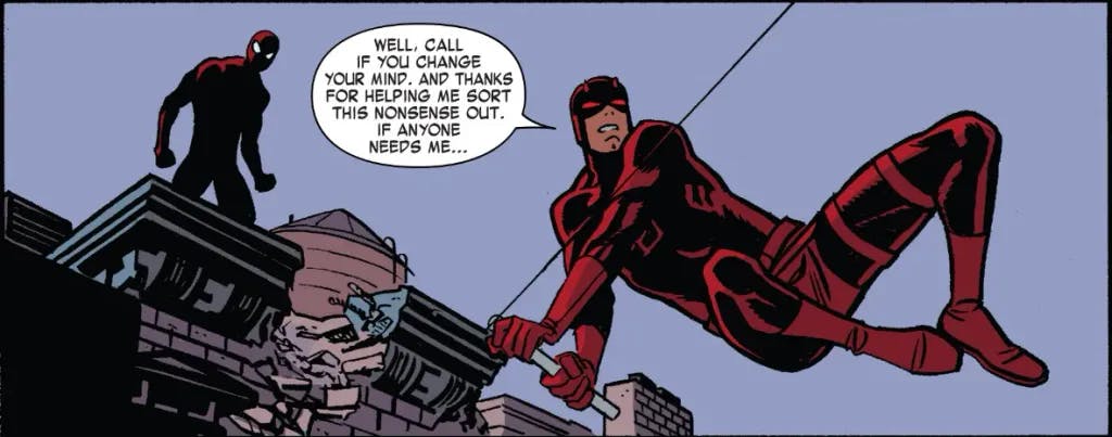 From Daredevil #22 by Mark Waid and Chris Samnee