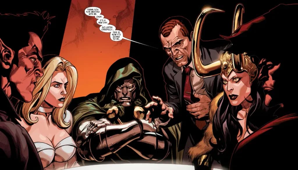 Secret Invasion #8 by Brian Michael Bendis and Leinil Yu