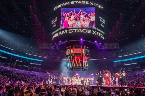 Dream Stage x ITZY at KCON 2023.