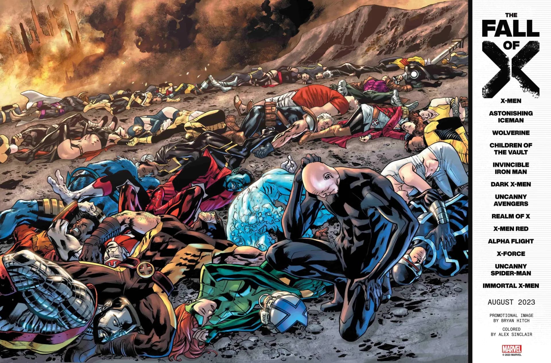 Fall of X Teaser by Bryan Hitch