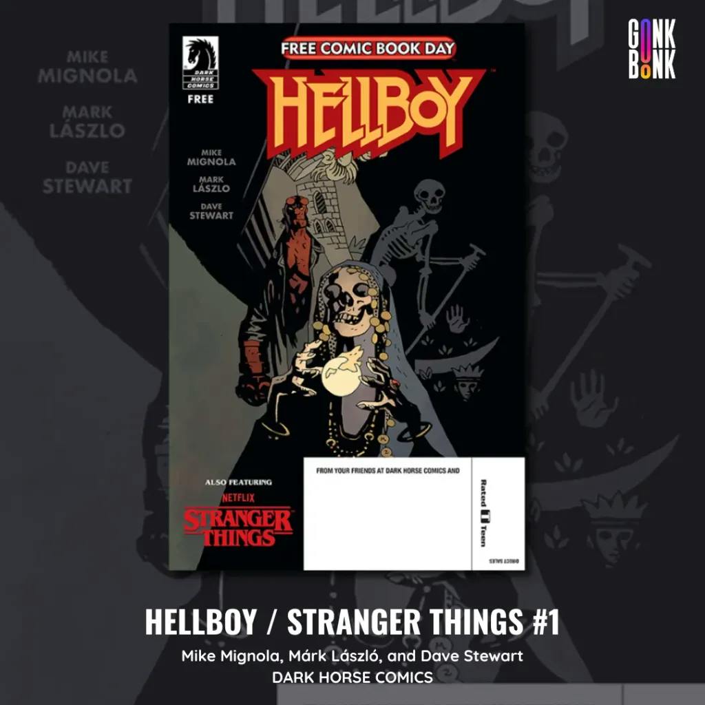 Hellboy _ Stranger Things 1 comic cover