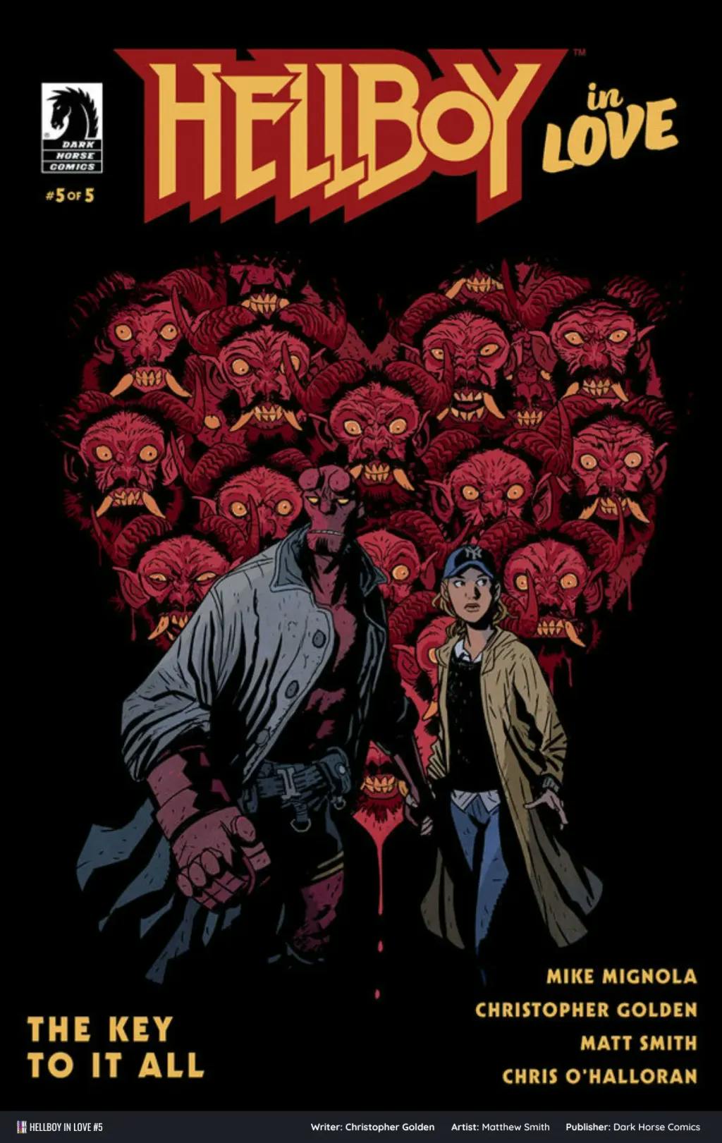 Hellboy in Love #5 Cover