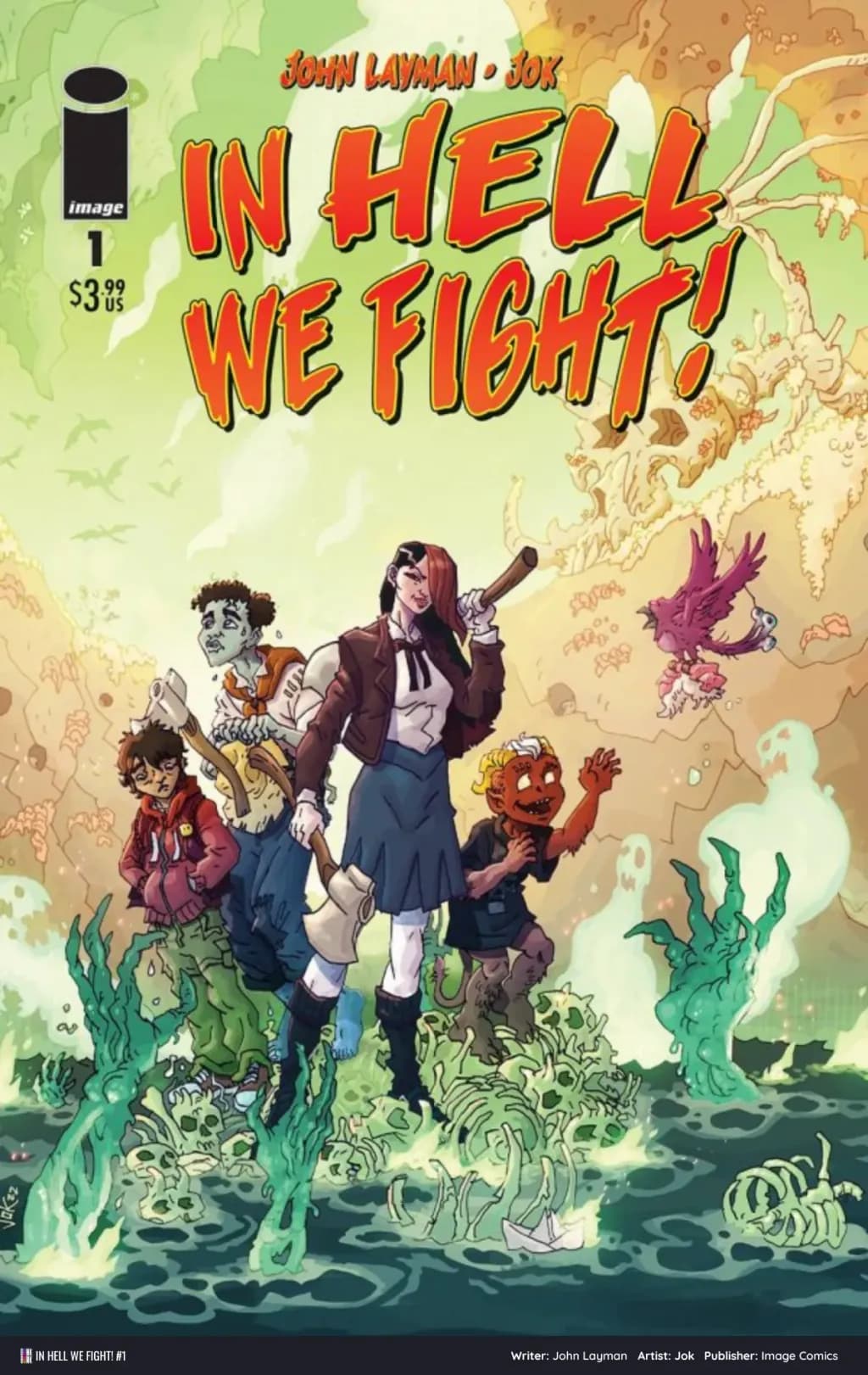 In Hell We Fight! #1 Cover