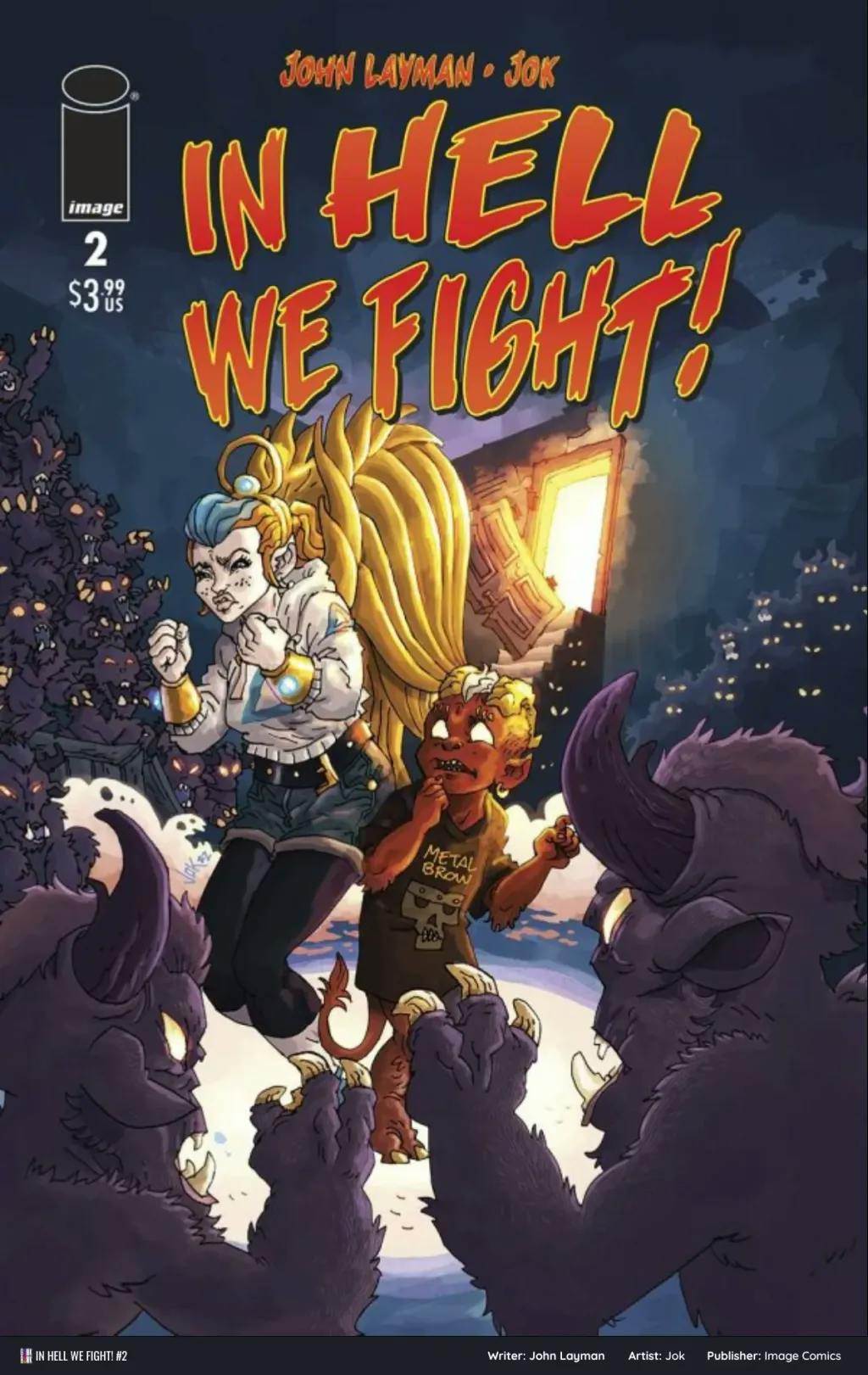 In Hell We Fight! #2 Cover