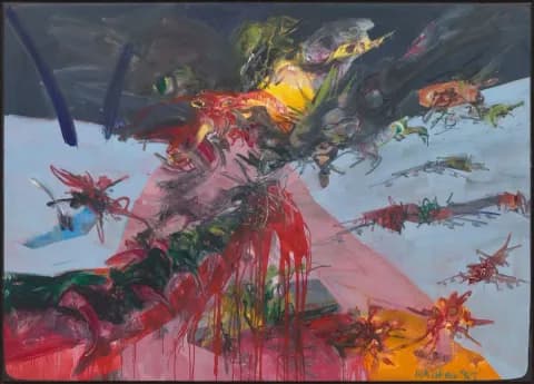 Jack Whitten, NY Battleground, 1967. 