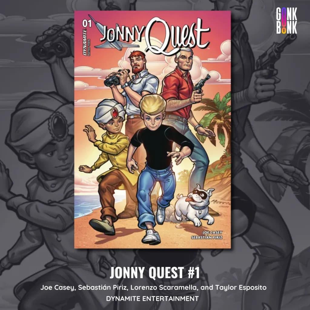 Jonny Quest 1 comic cover 