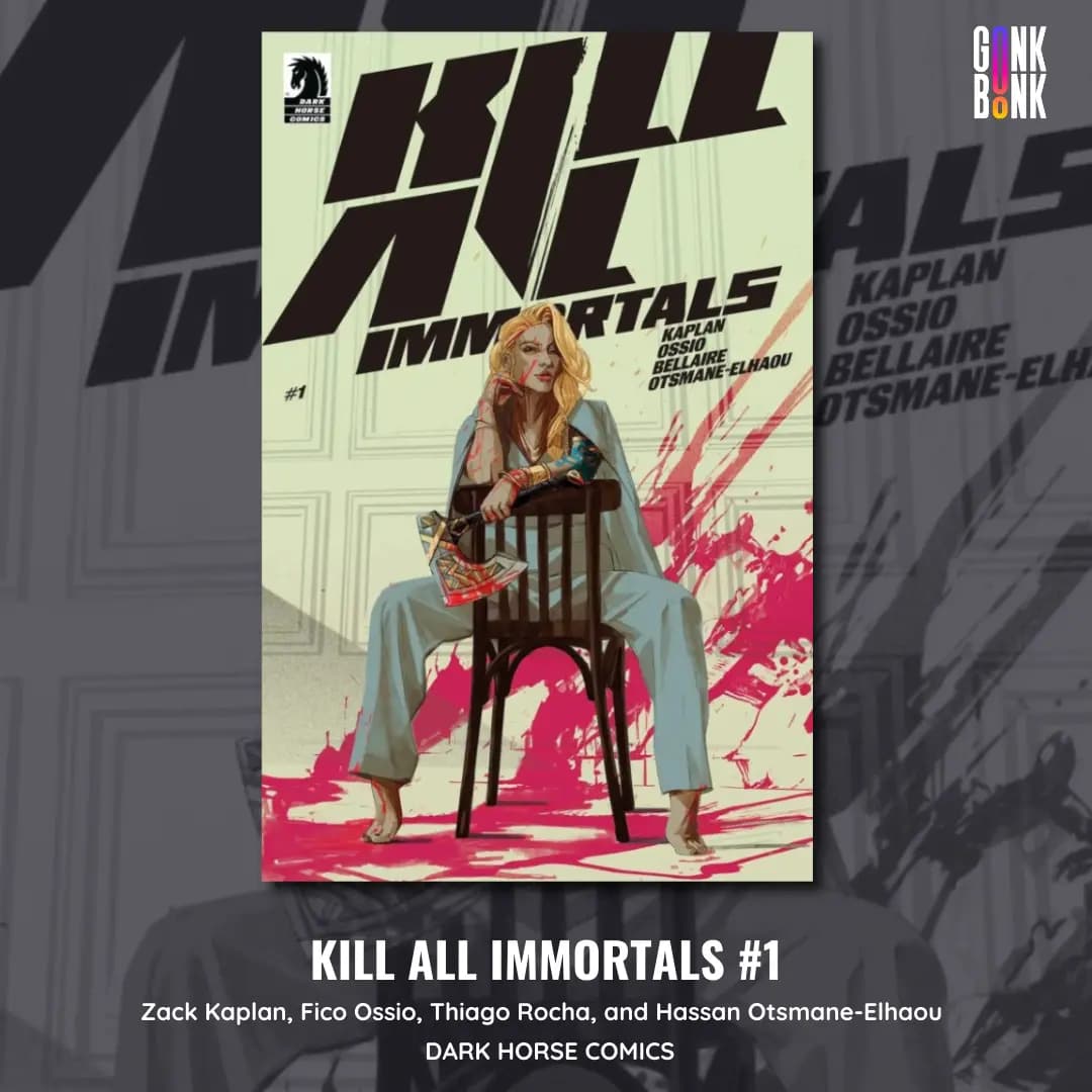 Kill All Immortals 1 comic cover