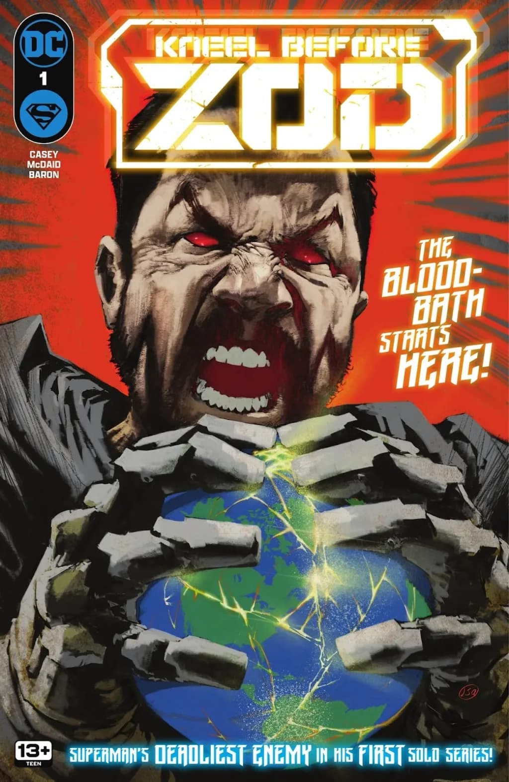 Kneel Before Zod #1 comic cover
