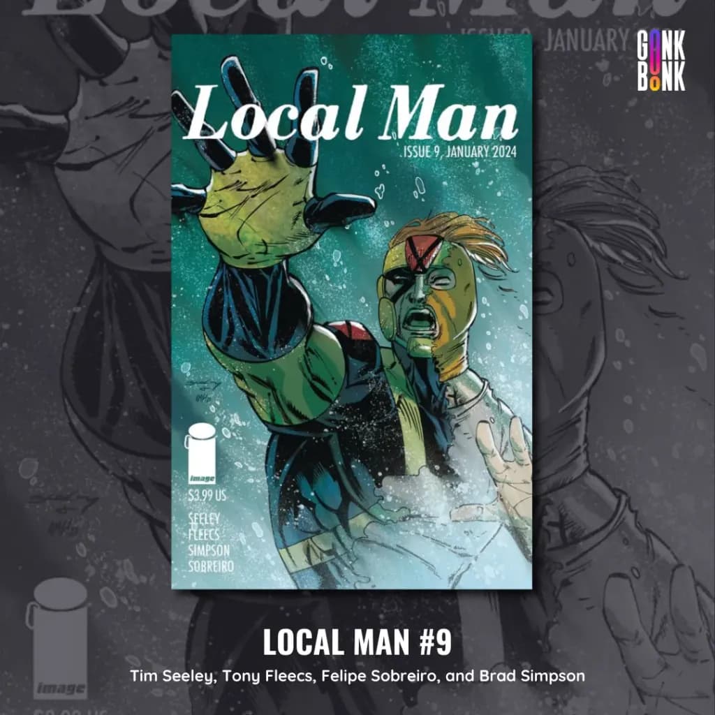 Local Man 9 comic cover