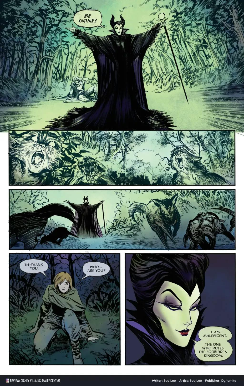 Maleficent shows herself