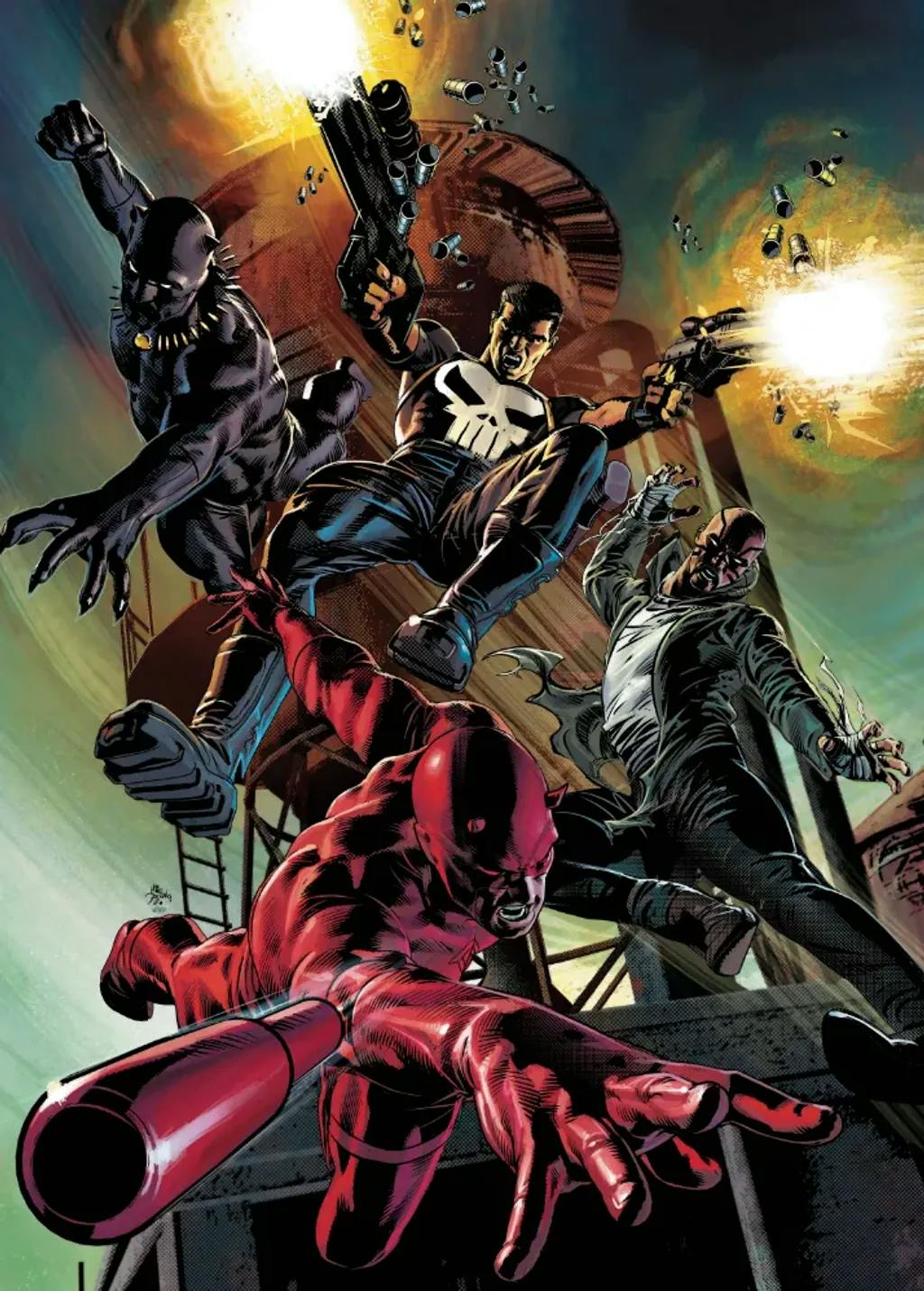 Marvel Knights 20th Poster by Mike Deodato