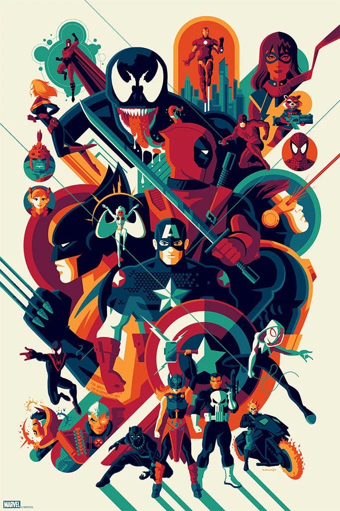 The Modern Age of Marvel by Tom Whalen
