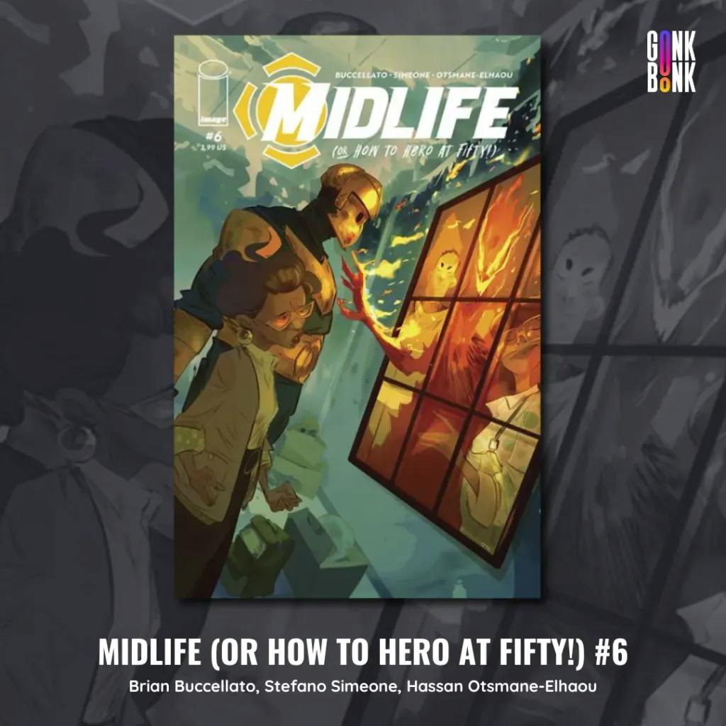 Midlife (or How to Hero at Fifty!) 6 comic cover