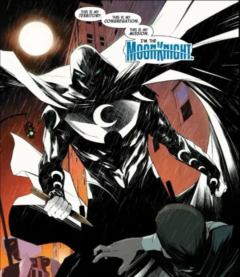 Moon Knight from the 2021 series.