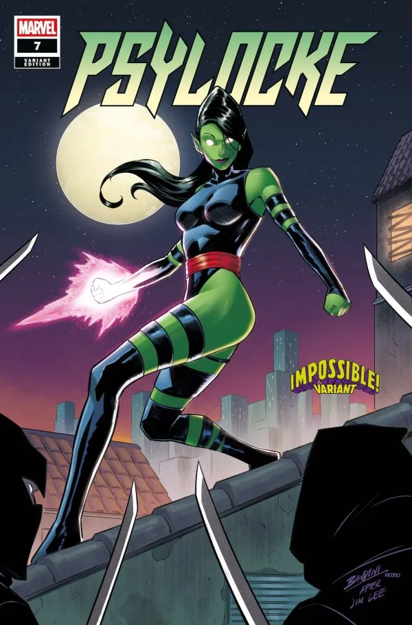 Psylocke #7 Michele Bandini Impossible! Variant