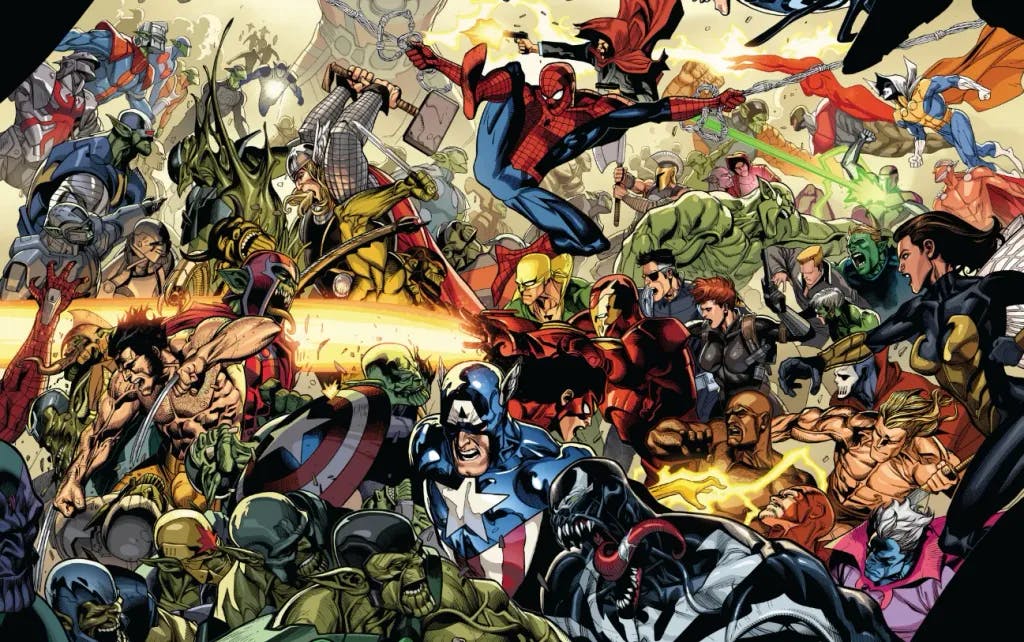 Secret Invasion #6 by Brian Michael Bendis and Leinil Yu