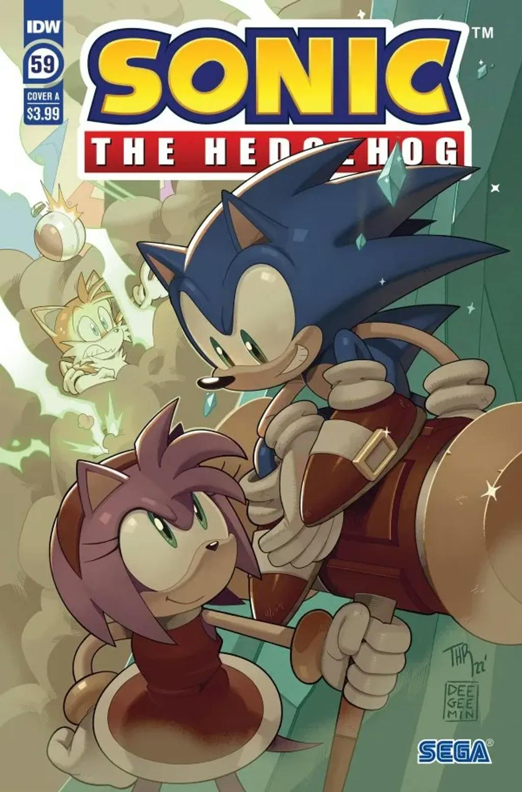 Sonic the Hedgehog #59 By Evan Stanley and Adam Bryce Thomas