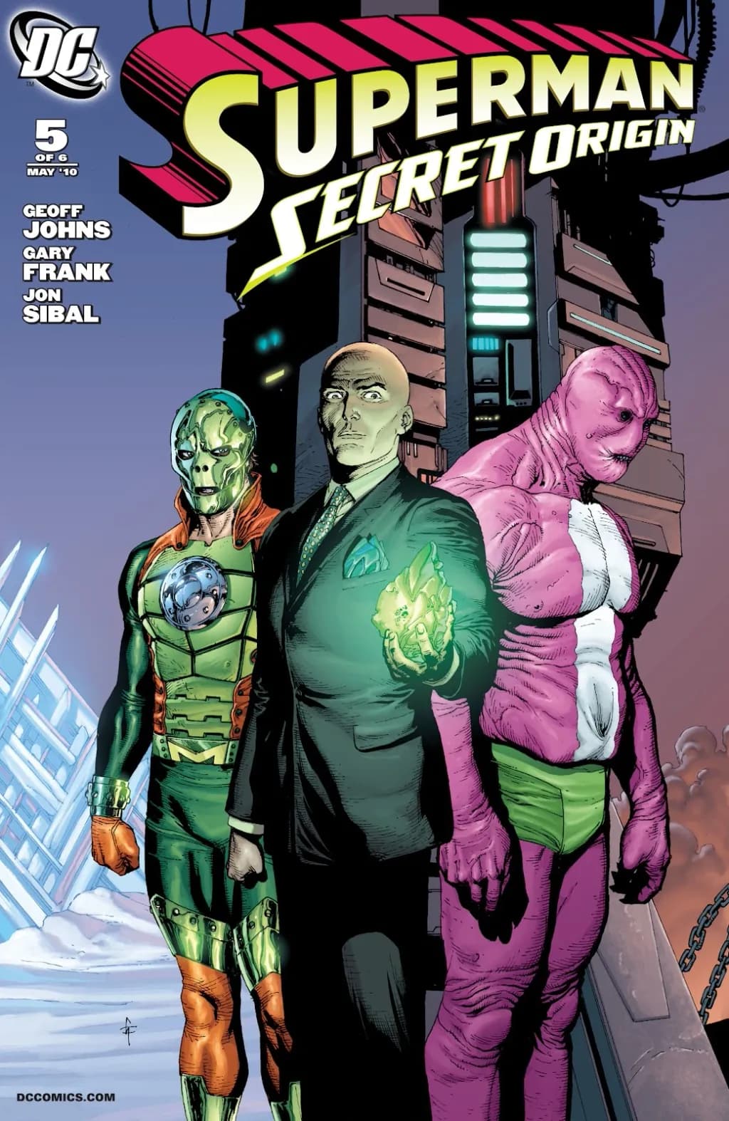 Superman: Secret Origin #5 comic cover