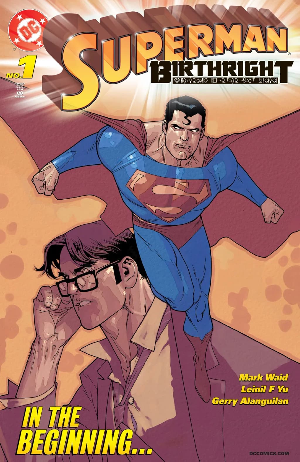 Superman: Birthright #1 comic cover