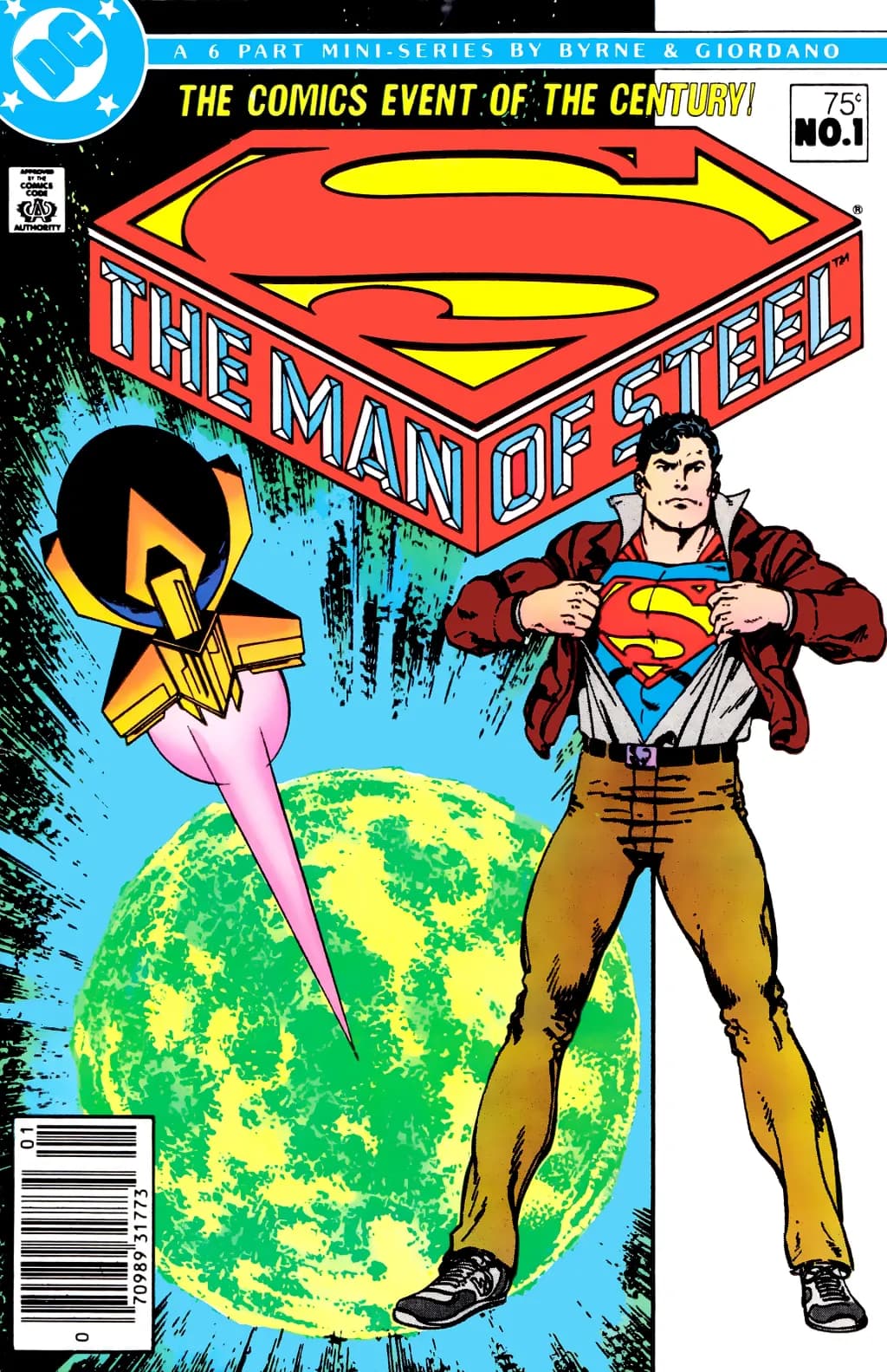 Superman: The Man of Steel #1 comic cover