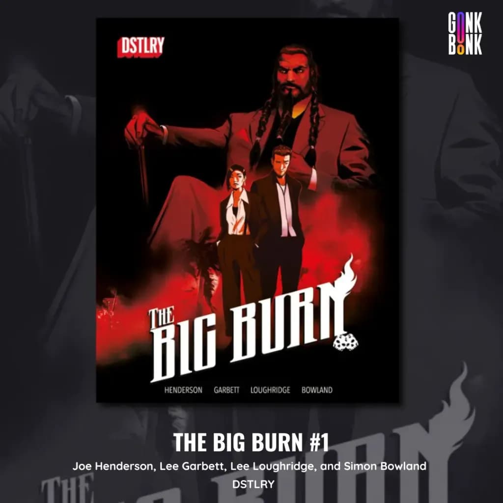 The Big Burn 1 comic cover