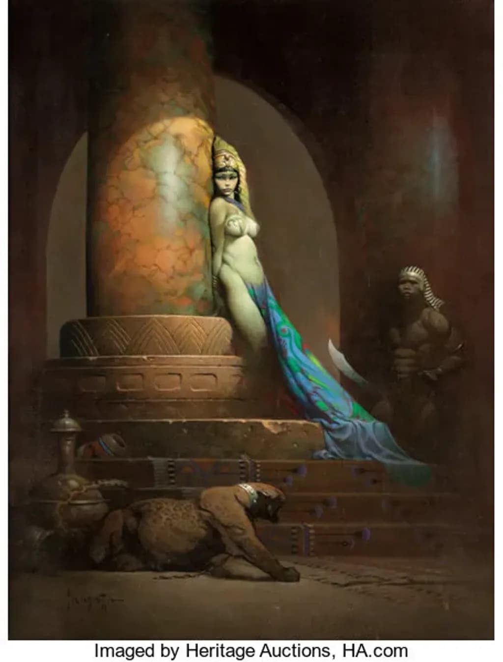 Egyptian Queen by Frank Frazetta