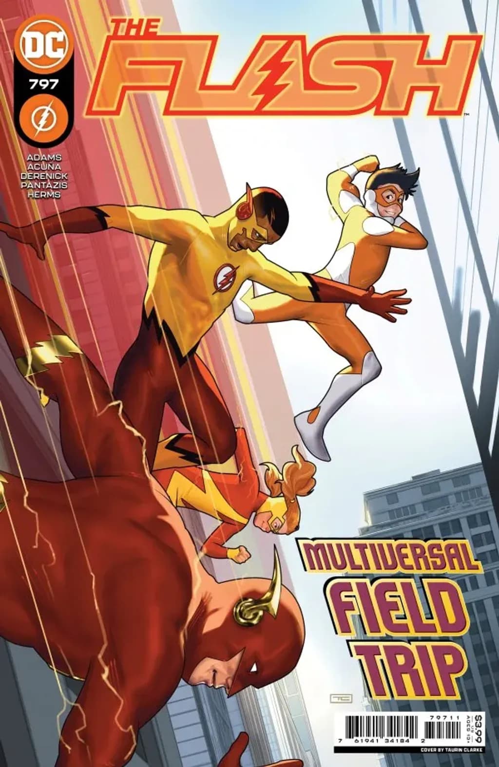 The Flash #797 by Jeremy Adams, Serg Acuña, Tom Derenick, Pete Pantazis, and Matt Herms